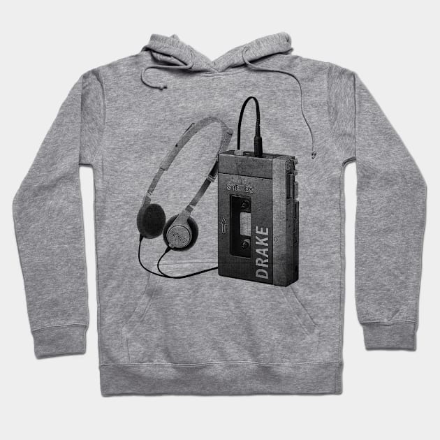 Walkman Play Drake Songs Hoodie by XRODOX XLOROX